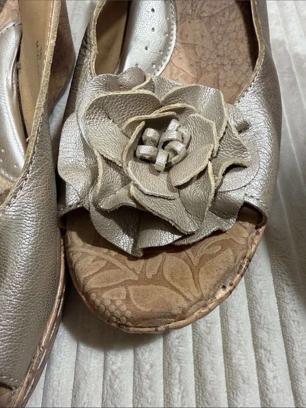boc slingback wedge